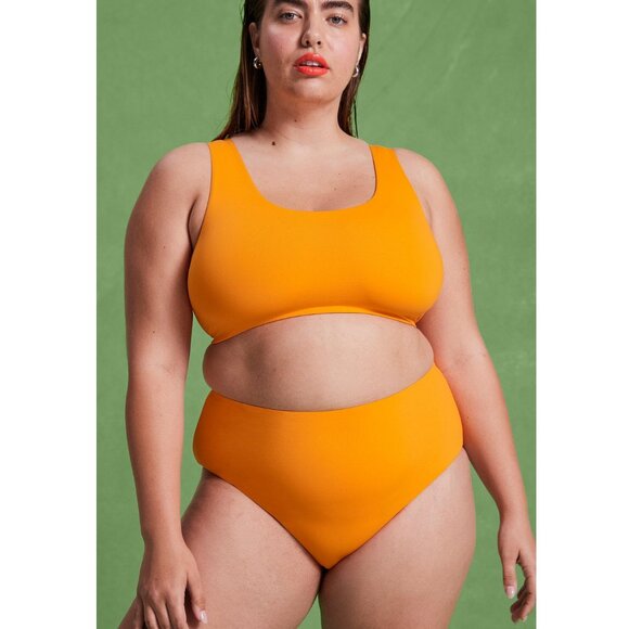 Girlfriend Collective Spritz Caspian Top & Poolside Bottoms | Size M - Picture 2 of 4